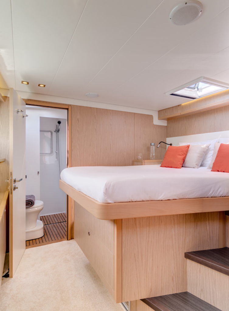 Bali 5.2 catamaran liveaboard ventana travel stateroom