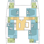 Bali 5.2 catamaran liveaboard ventana travel map